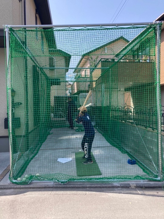 野球　バッティング　ゲージ　ケージ　ネット 防球　単管　クランプ 激安人気新品 野球 バッティング ゲージ ケージ ネット 防球 単